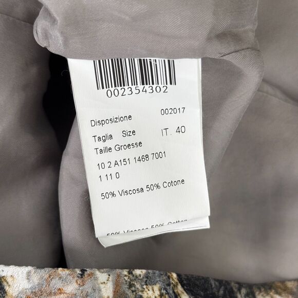 Piazza Sempione Dress Women 40 IT Floral Watercolor Daisy Italy Career US size 4 - Picture 7 of 10